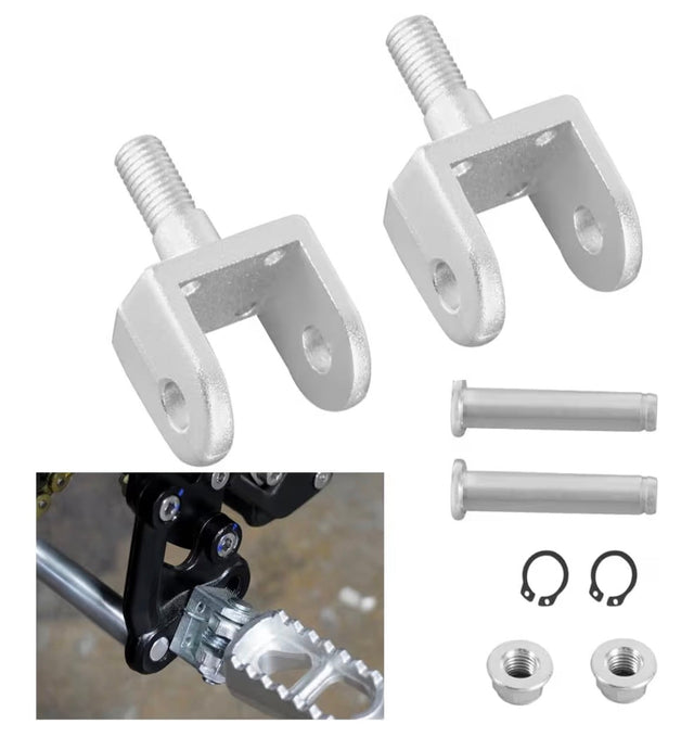 79Bike - Peg Mount Brackets Chrome